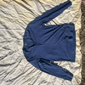 Blue J Crew Henley